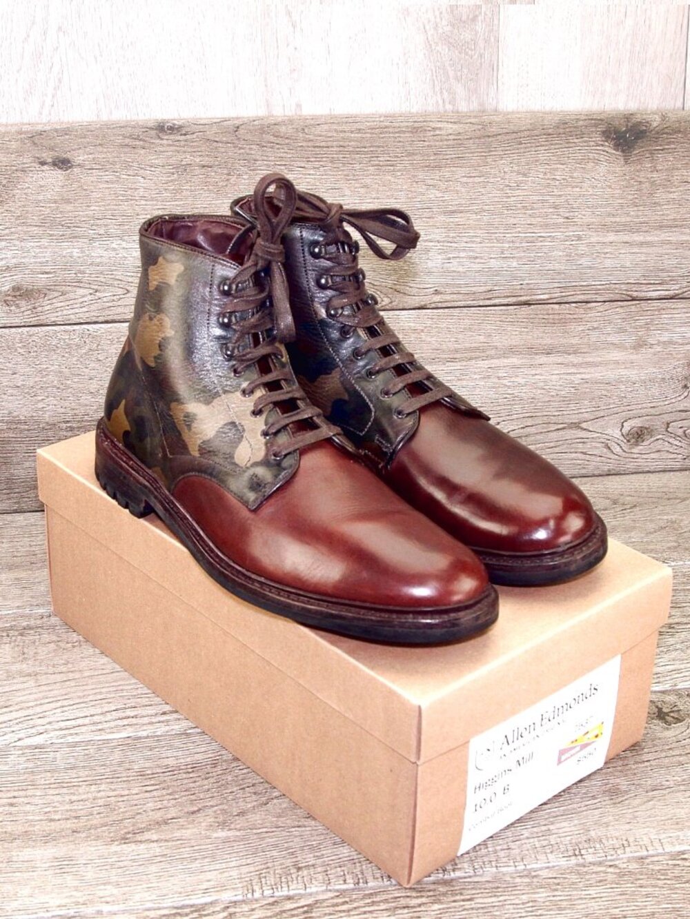 $550 Allen Edmonds HIGGINS MILL 10 B Narrow *add $15 Trees add $30 Matching Belt - Picture 13 of 14